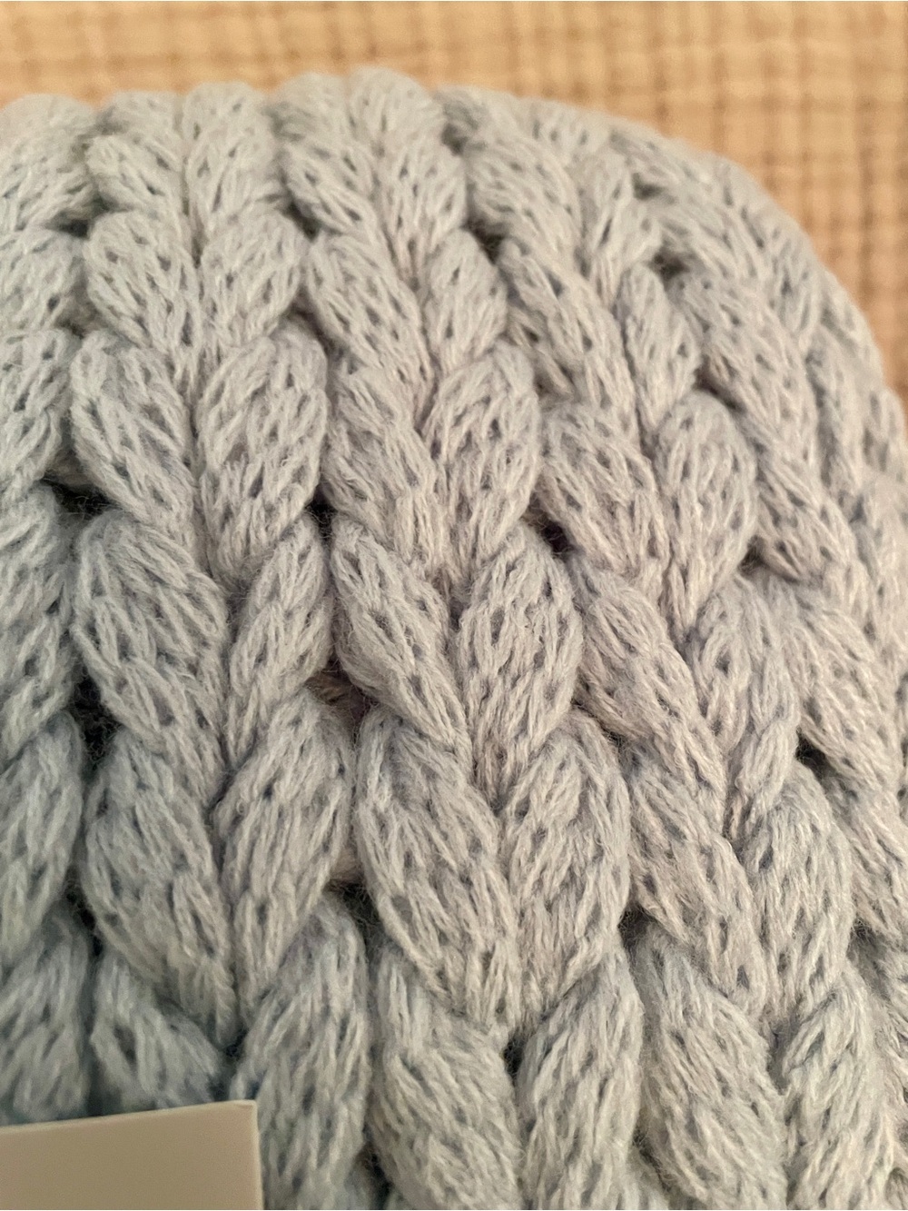 NWT Linens & Hutch Chunky Oversized Knit Throw Blanket in Blue. Fab!! - Picture 7 of 7